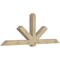 Ekena Millwork Kennewick Rough Sawn Timber Gable Bracket, Douglas Fir, 108"W x 40"H x 6"D x 6"F, 9/12 Pitch GBW108X40X0606KEN00RDF - alternate 5